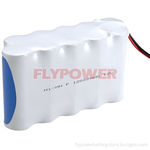 12V F12000mAh Ni-MH Battery High Temperature Rechargeable Battery Pack